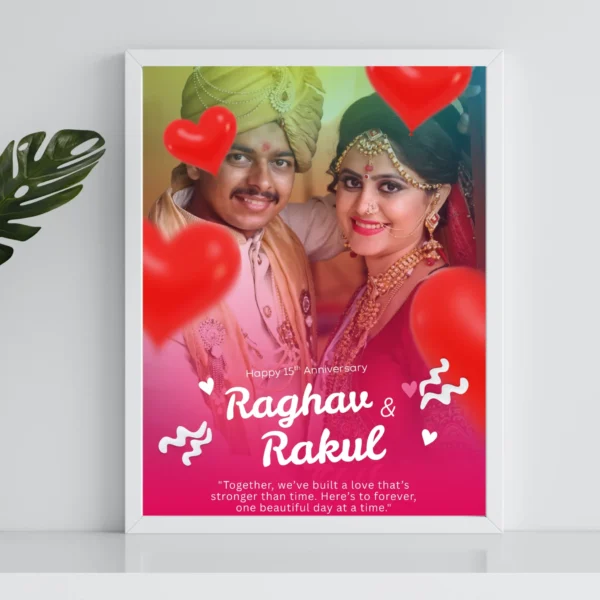 Couple Anniversary Photo Frame