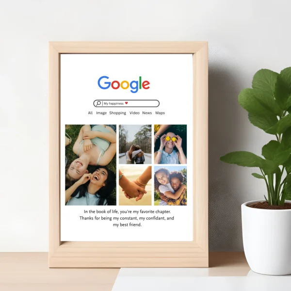 Google Search Photo Frame